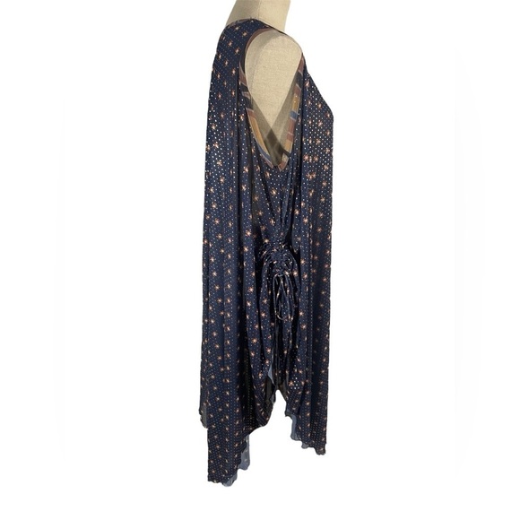 NWT Free People Kimono dress ruffle v-neck extra small/small swim coverup - Picture 5 of 9